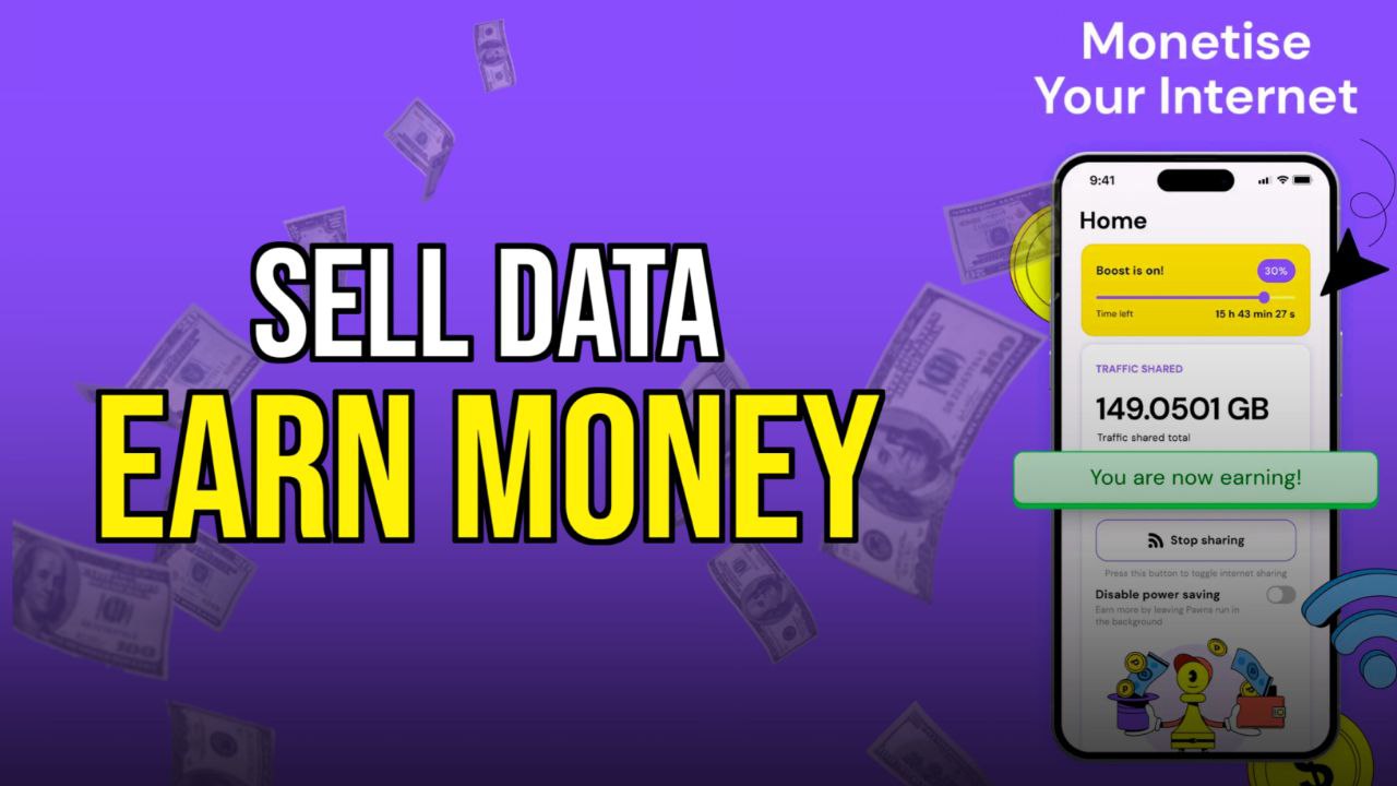 Sell Data Earn Money By TGT