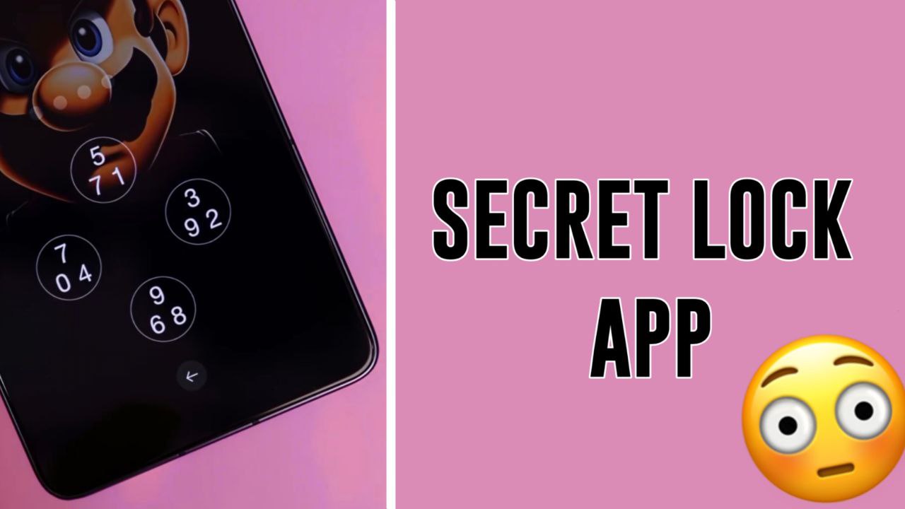 Best Secret Lock App By 555