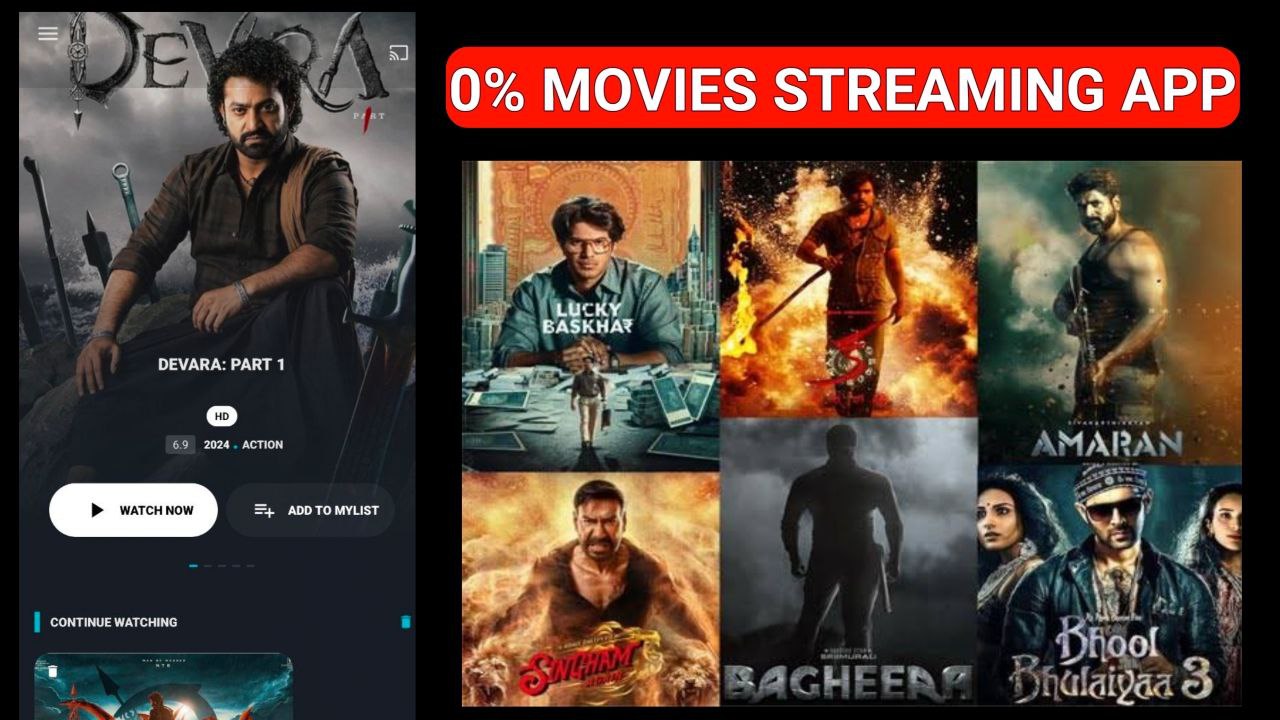 Best 0% Movies Streaming App By 555